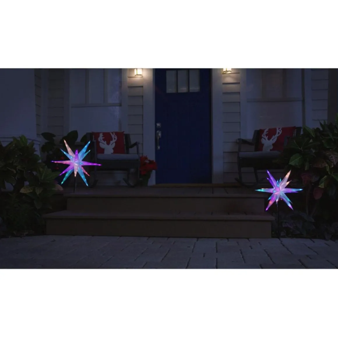 As Is Winter Lane Multifunction 22" Twinkler With Remote