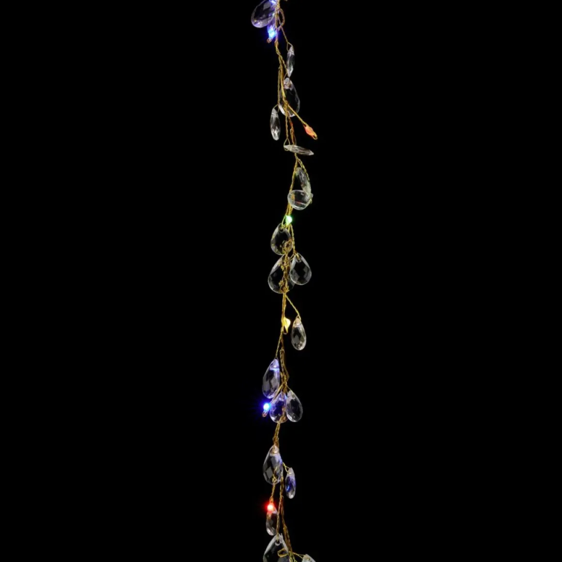 August & Leo Handmade Crystal Beaded Multifunction Led Garland 2-Pack