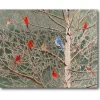 Courtside Market Canvas Wall Art - Winter Frosted, 16" X 20"