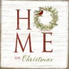 Courtside Market Home For Christmas 14X14 Wood Art
