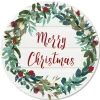 Courtside Market Merry Christmas 12X12 Circular Wood Wall Decor