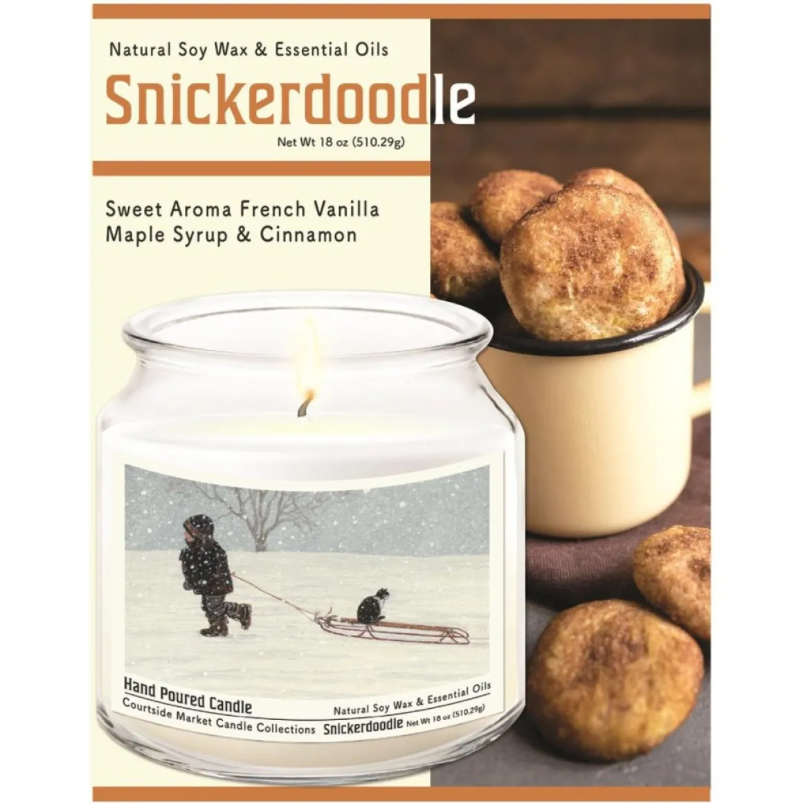 Courtside Market Soy Candle W/ Essential Oils + Glass Lid - All Aboard