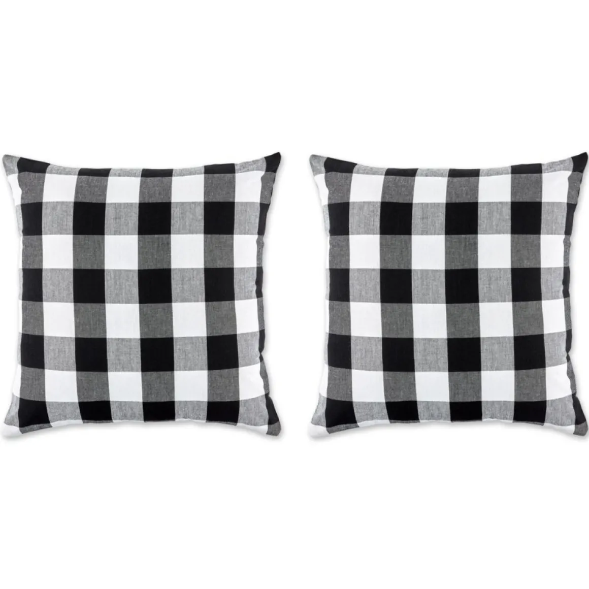 Design Imports Buffalo Check Pillow Covers Set Of 2