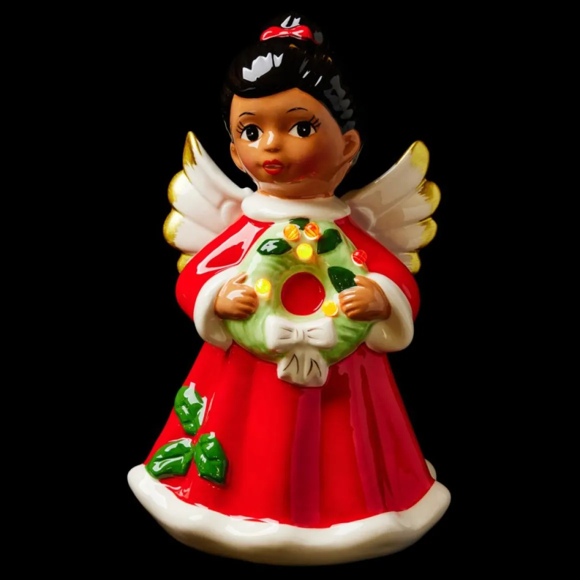 Mr. Christmas 10" Led Ceramic Figure With Timer