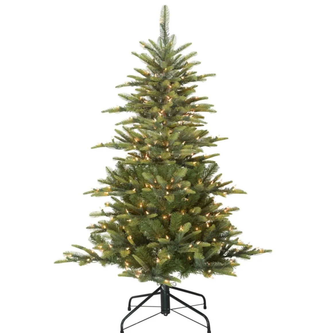 Puleo 4-1/2 Ft. Pre-Lit Arctic Fir Artificial Christmas Tree