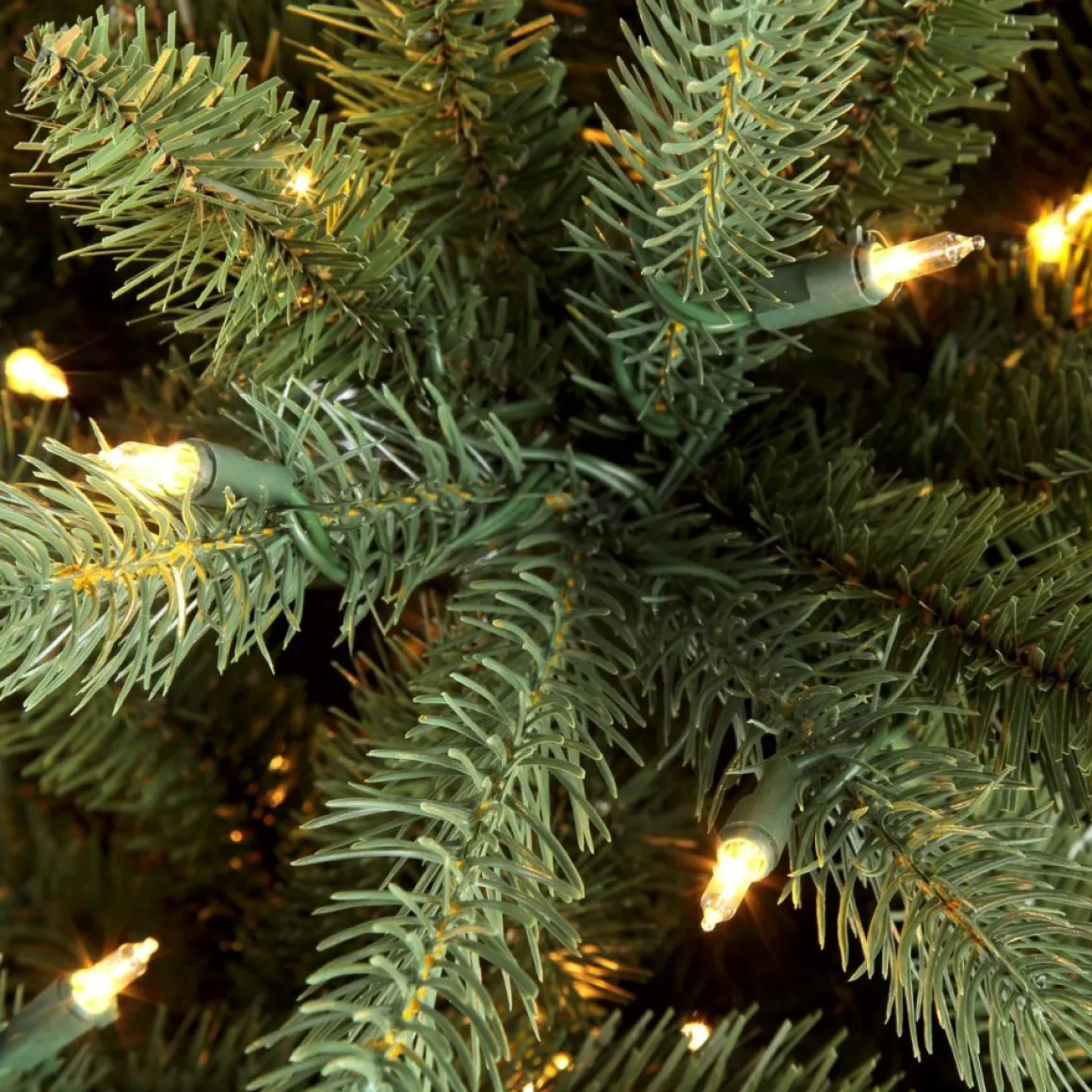 Puleo 9 Ft. Pre-Lit Green Mountain Fir Artificial Christmas Tree