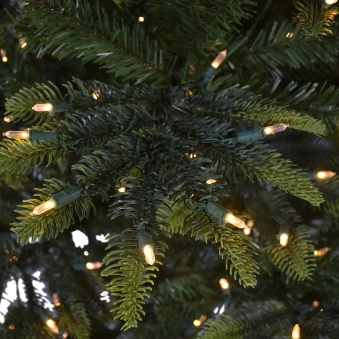Puleo International 7.5' Color Select Pre-Lit Aspen Green Fir Tree