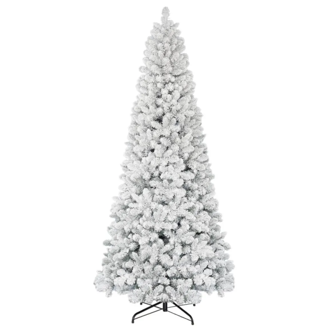 Puleo International 9' Flocked Virginia Pine Tree With 1460 Tips