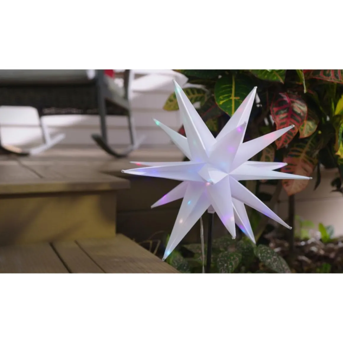 Winter Lane Multifunction 22" Twinkler With Remote